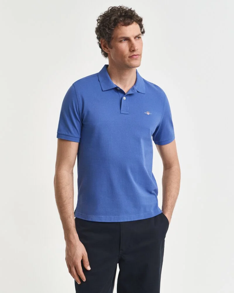 GANT Regular Fit Shield Piqué Polo Shirt