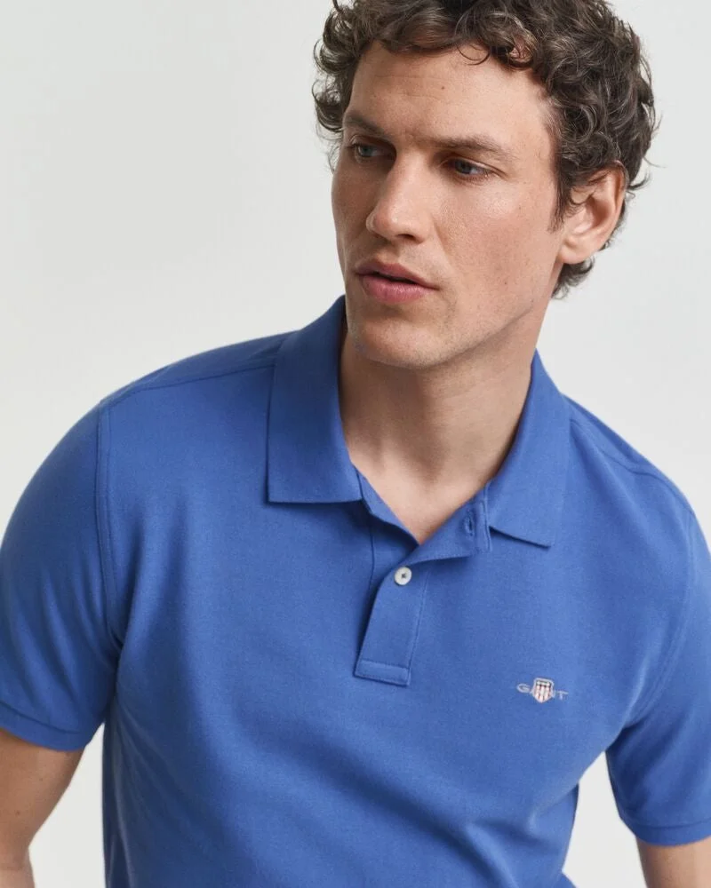 GANT Regular Fit Shield Piqué Polo Shirt