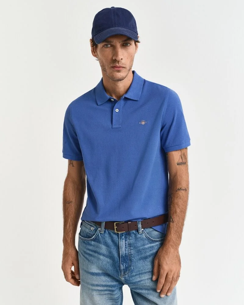GANT Regular Fit Shield Piqué Polo Shirt