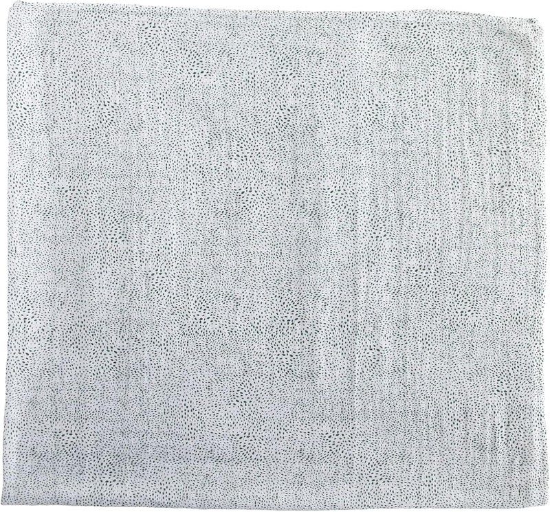 Little Unicorn Cotton Muslin Swaddle Blanket - Green Seed Design - Image 4