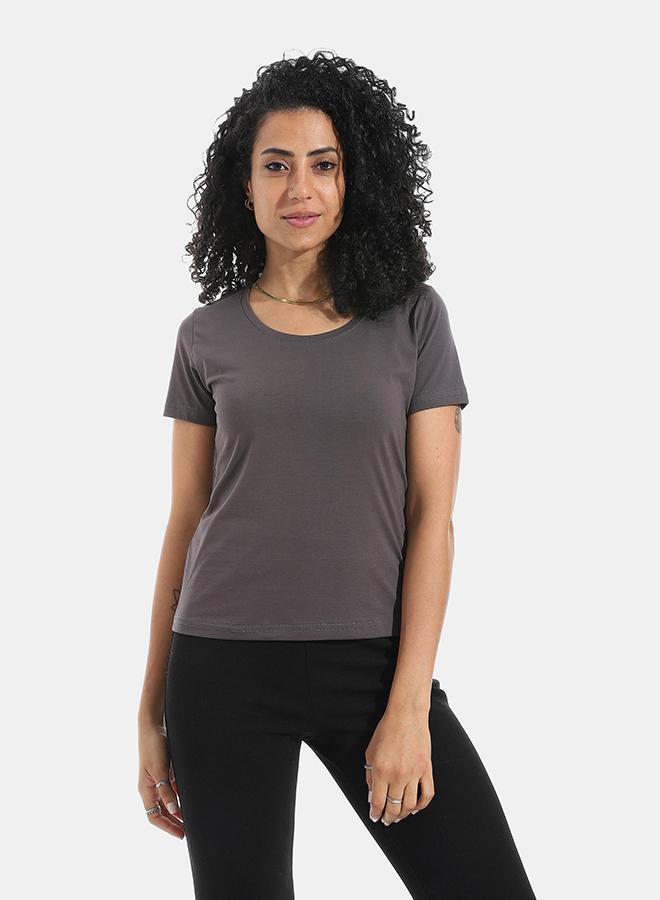 Xtcy Single Lycra Half Sleeve Wide Neck Bodysuit women - Image 1