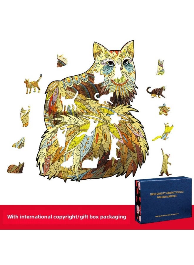 Koala Puzzle Shaped Wooden Puzzle Custom Animal Shape Puzzle Irregular Three-dimensional Toy Manufacturers-Color:Koala (trumpet) - Image 5