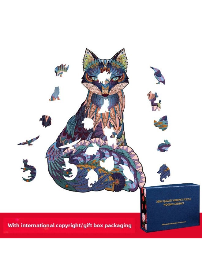 Koala Puzzle Shaped Wooden Puzzle Custom Animal Shape Puzzle Irregular Three-dimensional Toy Manufacturers-Color:Koala (trumpet) - Image 4