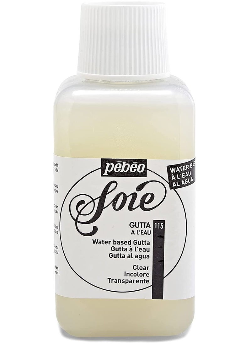 Pebeo - Pebeo Setasilk Water Based Gutta Bottle for Silk Painting - 250ml Transparent - Image 1