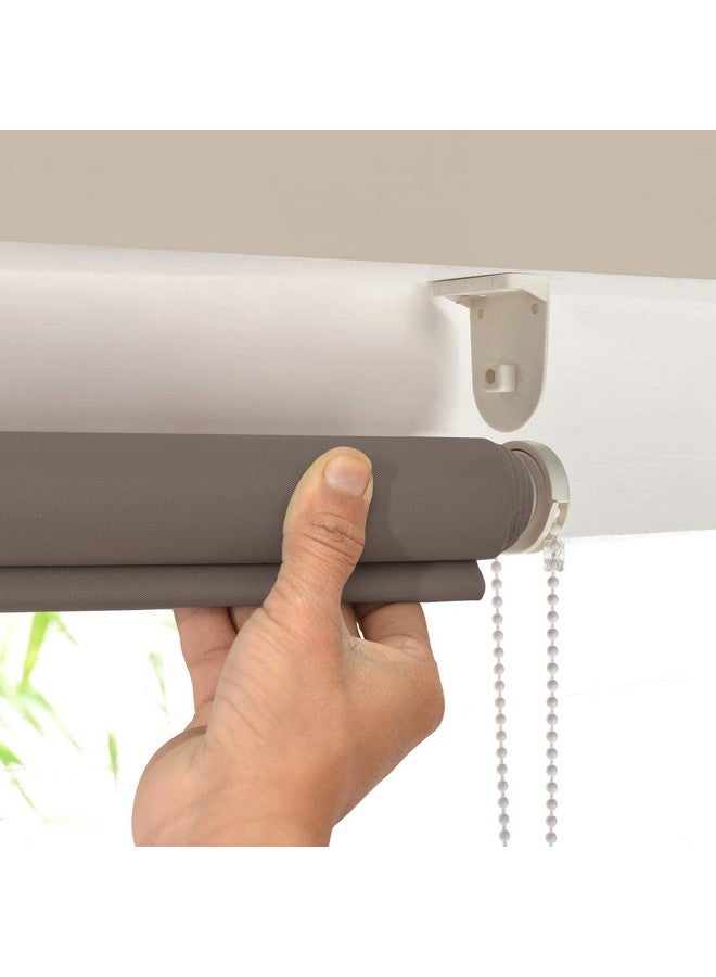 Deco Window Semi-Blackout Roller Blinds for Windows (58 Inches W X 84 Inches H, Silver Grey) Light Filtering Roll-Up Shades Sun UV Protection for Home & Office - Image 5