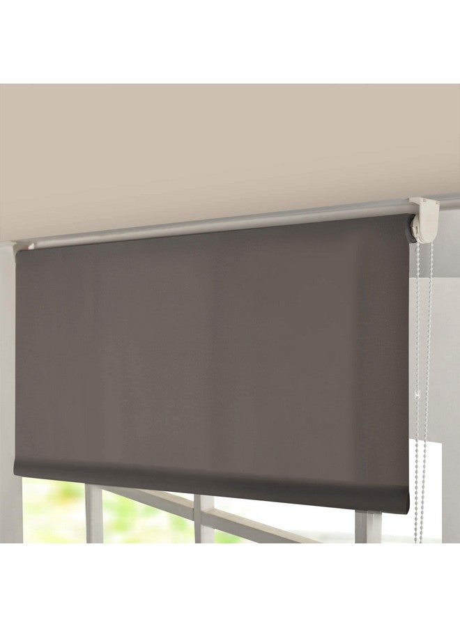 Deco Window Semi-Blackout Roller Blinds for Windows (58 Inches W X 84 Inches H, Silver Grey) Light Filtering Roll-Up Shades Sun UV Protection for Home & Office - Image 4