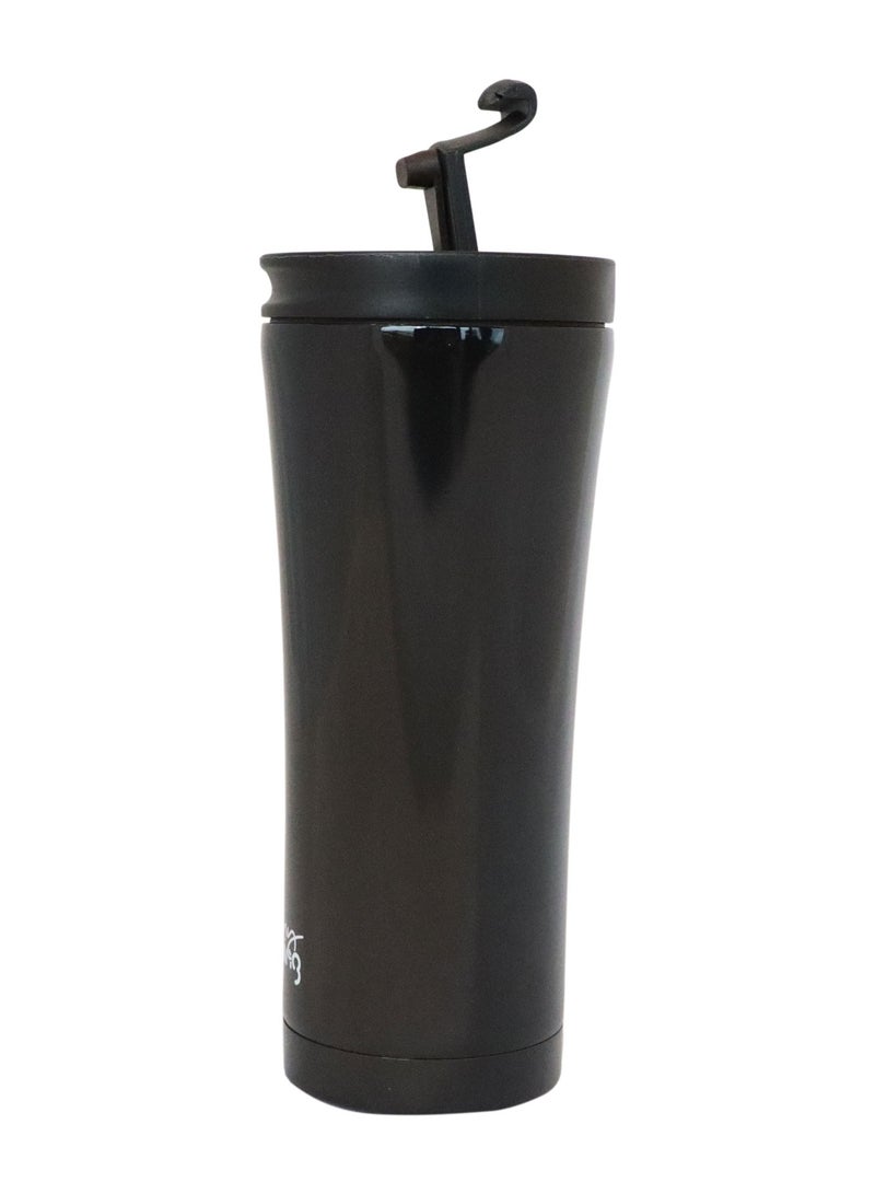 Any Morning Stainless Steel Coffee Tumbler, Black - Image 2