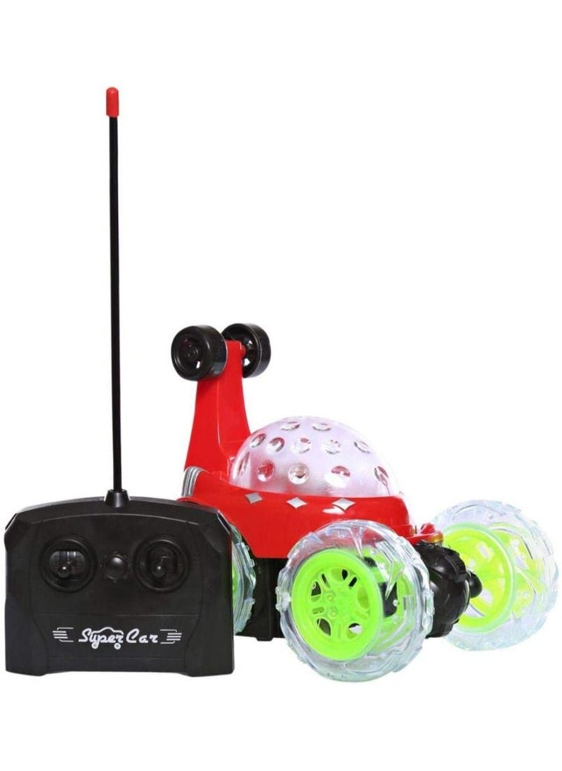 ACLIX Kids Rechargeable Remote Control Stunt Race Car High Speed Rotating  - Image 1
