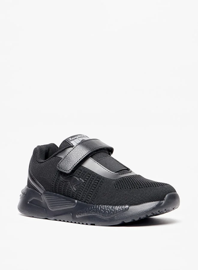كانغاروس Boy Logo Detail Sport Shoes With Hook And Loop Closure