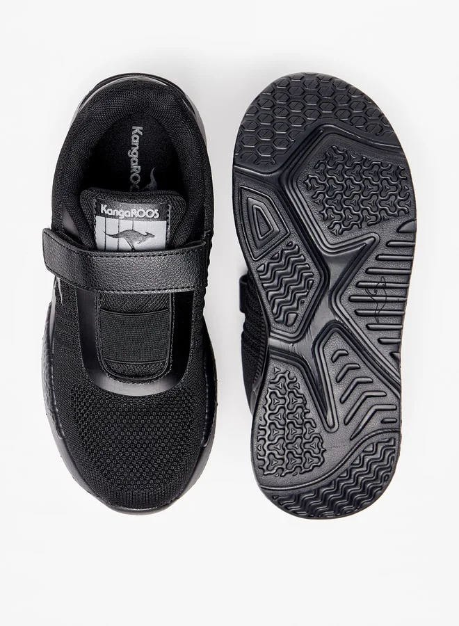 كانغاروس Boy Logo Detail Sport Shoes With Hook And Loop Closure