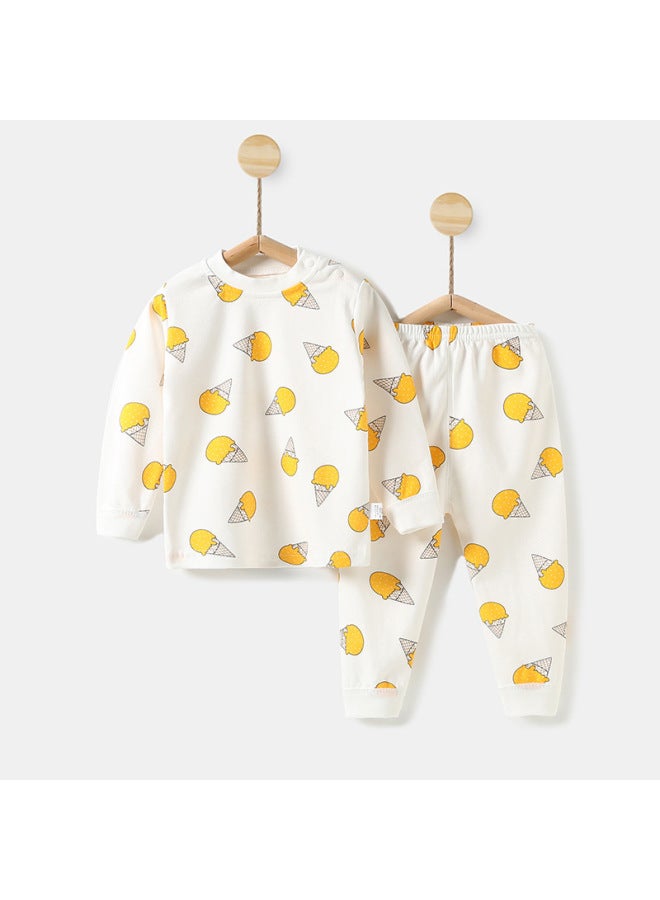 Baby's Autumn Clothes Set Baby Underwear Cotton Newborn Children's Home Clothes 0-3 Years Old Boys And Girls Spring And Autumn Suit