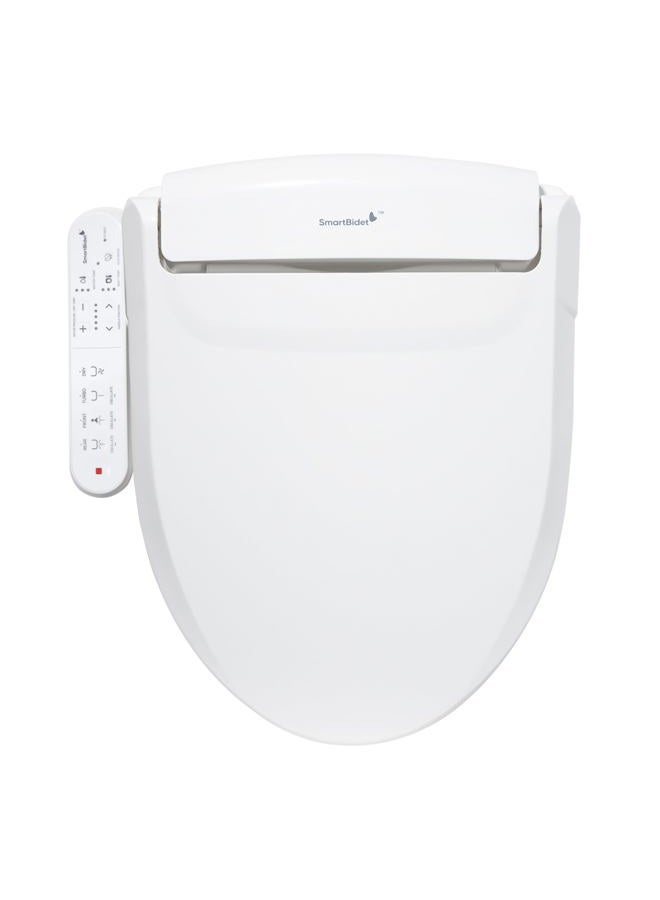 SmartBidet SB-2000WE Electric Bidet Toilet Seat with Heated Seating, Warm Air Dryer, Temperature Control Wash, and Control Panel, Elongated Seating - Image 1
