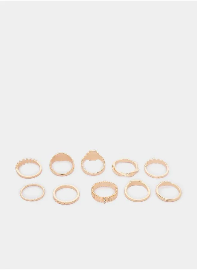 Styli Set of 10 - Textured Rings