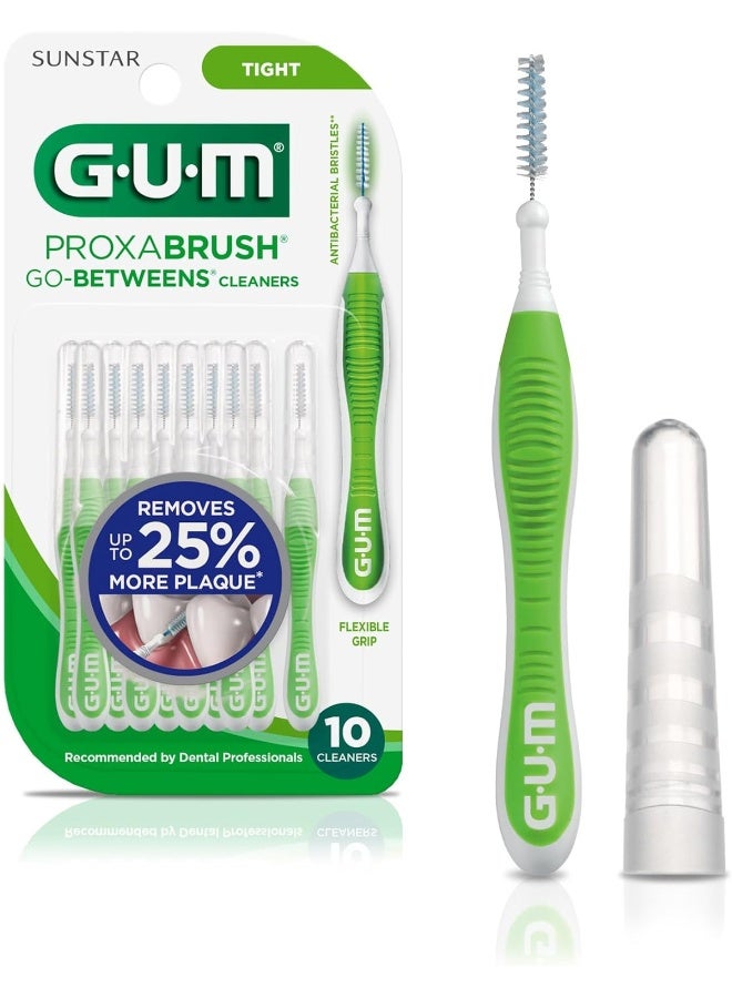 Gum Sunstar Proxabrush Go-Betweens Cleaners, Tight, 10 Count - Image 1