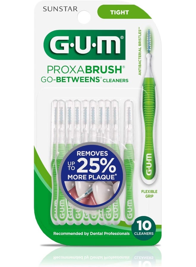 Gum Sunstar Proxabrush Go-Betweens Cleaners, Tight, 10 Count - Image 2