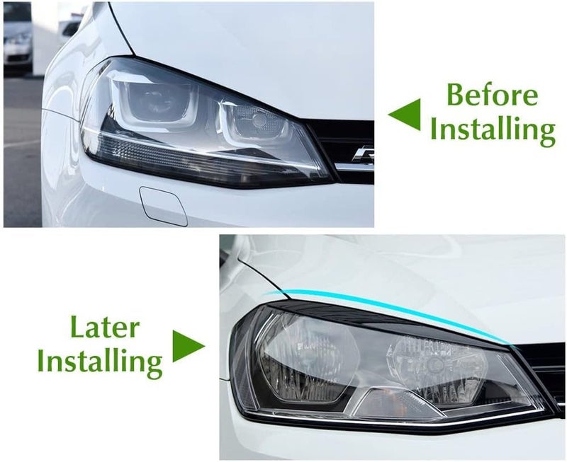 QASULER Eyebrow Cover Trim for Golf 7 MK7 - Image 5