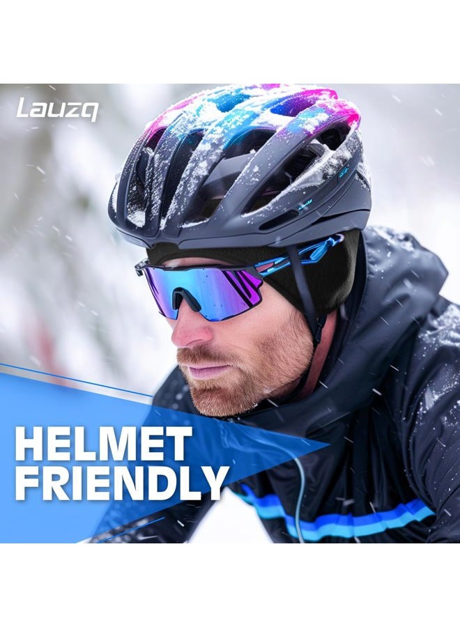 Lauzq Winter Fleece Ear Warmers Muffs Headband for Men Women Kids Ski Running Cycling, One Size - Image 3