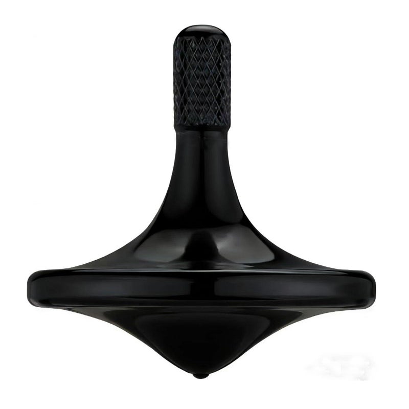 CHEETOP Precision Metal Spinning Top Spin Smooth for A Long Time Best Spin Time Over 8 Minutes Perfect Balance Well Made EDC Desktop Gyro Toy for Office for Adults Unique Gift Black - Image 2