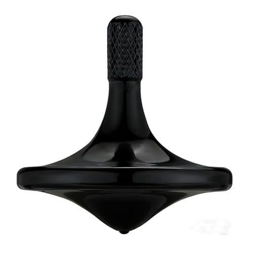 CHEETOP Precision Metal Spinning Top Spin Smooth for A Long Time Best Spin Time Over 8 Minutes Perfect Balance Well Made EDC Desktop Gyro Toy for Office for Adults Unique Gift Black - Image 1