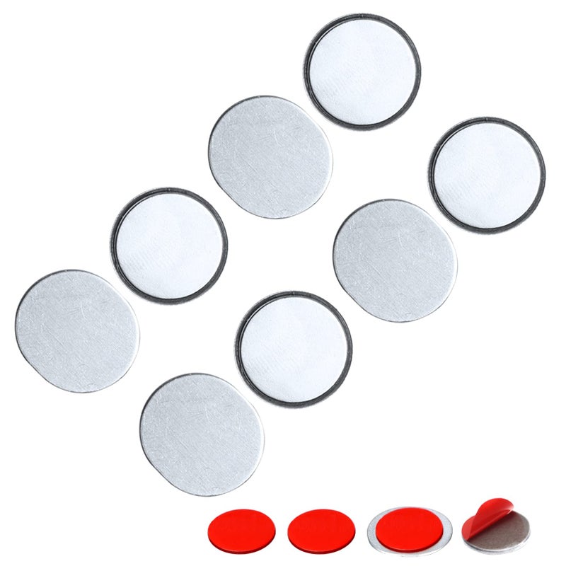 Mousike Mousike Magnetic Door Catch Ultra Thin Cabinet Magnets Stainless Steel Drawer Magnet Catch for Sliding Door Closure Kitchen Cabinet Cupboard Closet Closer (4Pack)  - Image 1