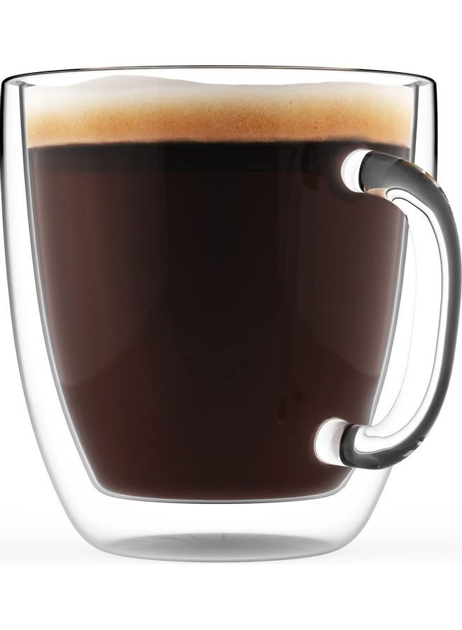 NIBEMINENT Set Of 2 470 Ml Large Coffee Mugs multicolour 470mm - Image 1