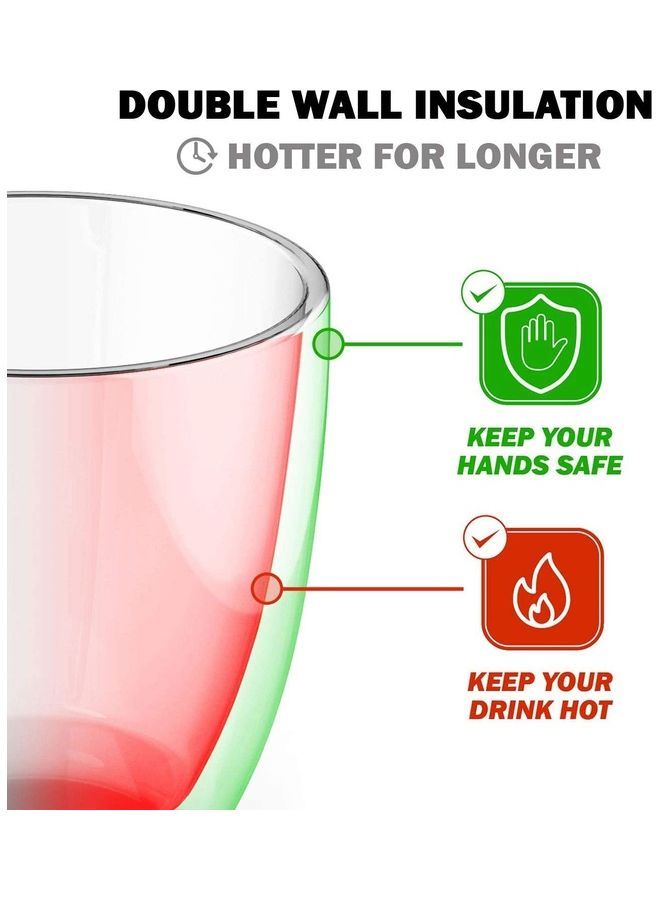 NIBEMINENT Set Of 2 470 Ml Large Coffee Mugs multicolour 470mm - Image 2