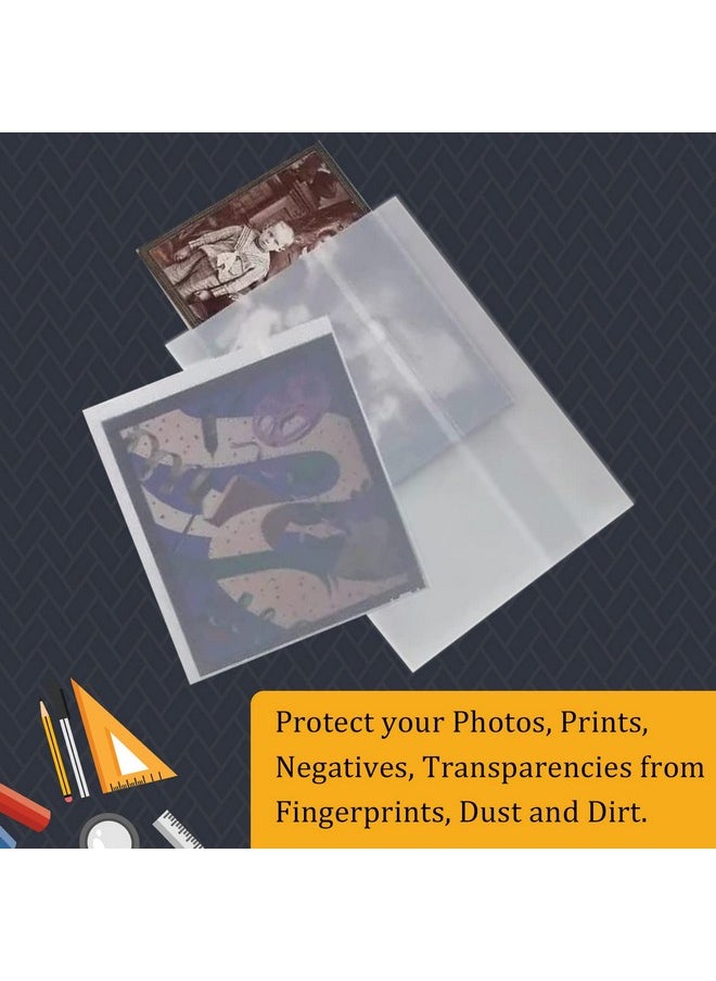 Lineco Glassine Photo Envelopes 5.25''X7.25'' Preserve Photos Prints Negatives. Store Stamps Coins Scrapbooking Storage (Pack Of 100)  - Image 4