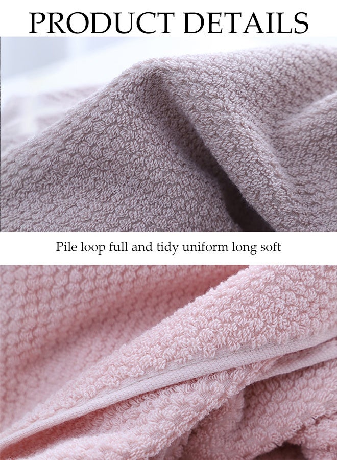 DUNISO منشفة استحمام كبيرة 100% قطن جودة ممتازة فائقة النعومة وامتصاص عالي منشفة استحمام رمادية قطنية كبيرة سميكة لمنطقة الجسم والشعر والمسبح 70*140 سم - Image 3