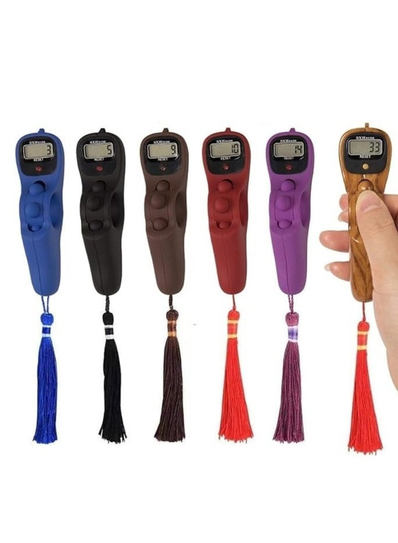 سبحة الكترونية رقمية للتسبيح بتصميم جميل 6 قطع