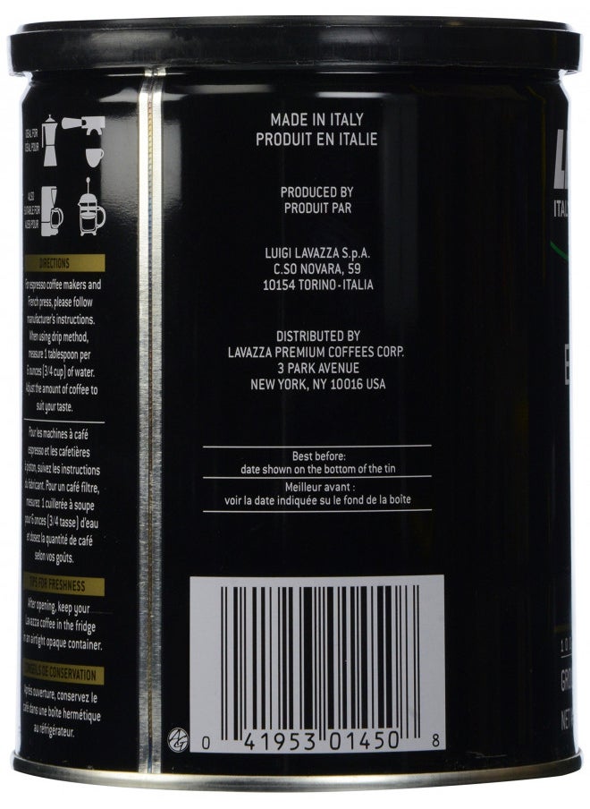 Lavazza Caffe Espresso Ground Coffee Blend, Medium Roast, 8-Ounce Can - pzsku/Z183FC098E2CDFD5B0044Z/45/_/1731078074/543361d0-92f9-4215-95c1-3a99ef5ff1cd