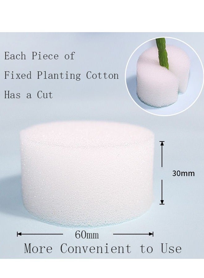Generic 20-Pieces Soilless Cultivation Plant Fixed Cotton,Hydroponic Plant Fixed Cotton,Plant Seedling Cultivation Cotton,Size 60MM  - Image 1