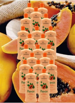 RASHELL 20 Pieces Extract Papaya Whitening Hand And Body Lotion 600ML  - Image 1