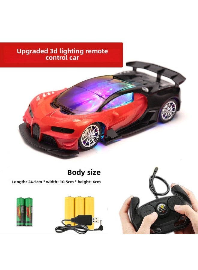 Direct Four-way Remote Control Car Stall Toys Boys Toy Car Children's Electric Car A Generation Of Hair-Color:Blue Cloth (with Rechargeable Battery + Charging Cable)  - Image 4