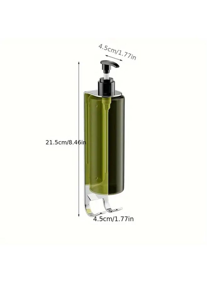 Bright Light Green Wall Mounted Soap Dispenser 8 45oz Stainless Steel No Electricity Needed - Image 3