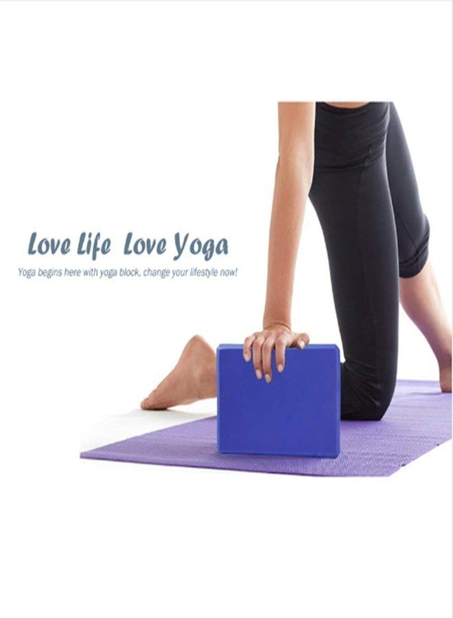 ONTRIP Set of 2 Yoga Blocks for Both Men and Women Fitness, Gym Workout, Foam Blocks, Long Lasting Durability, Comfortable (Multicolour) - Image 2