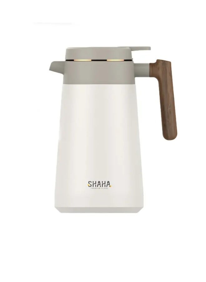 Shaha Smart Vacuum Flask, 1.7 Liter Capacity, White - Image 1