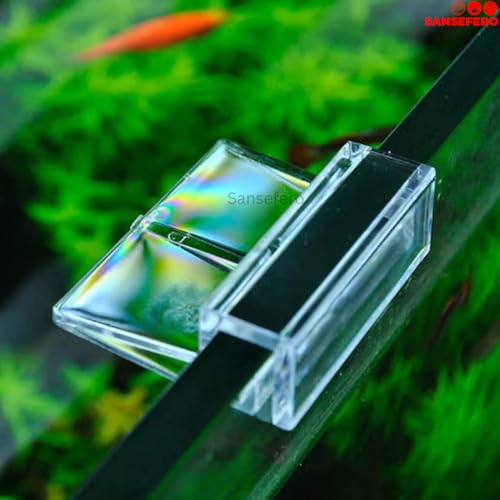 SANSEFERO Premier Plants Acrylic Aquarium Fish Tank Lid Cover Support Clip Clamp For Rimless Aquarium And Glass Top,Plastic Aquarium Hoods 6 Pieces (3 Pcs Grid Divider & 6 Pieces 10 MMHolder) - Image 4