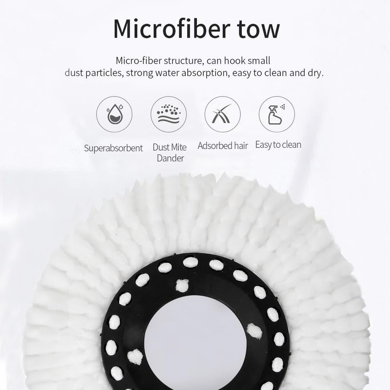 UPC Transformer Bucket Microfiber Mop Refill Set of 4 - Image 2