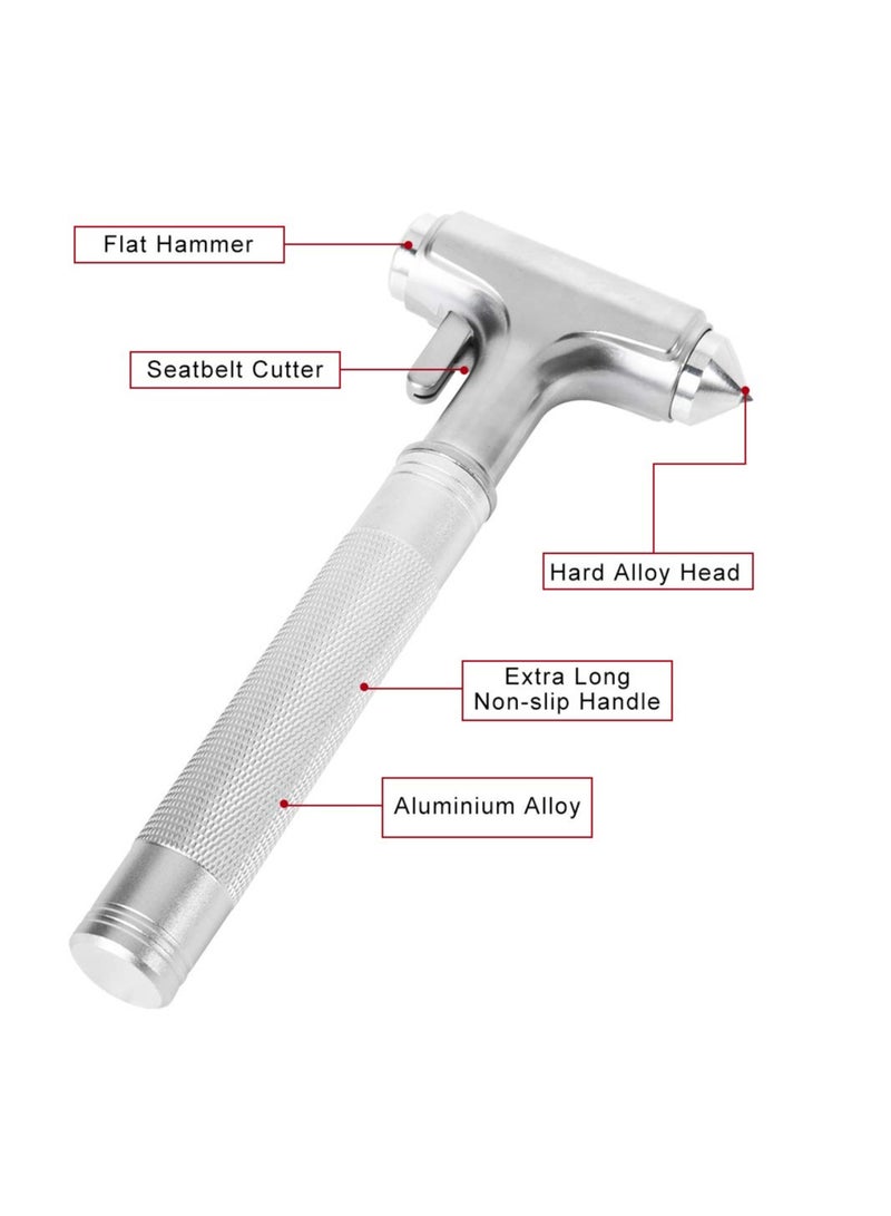 SYOSI Emergency Car Safety Hammer Kit, Car Window Breaker and Seatbelt Cutter Alloy Head Emergency Escape Tool Vehicle Safety Hammer Emergency Hammer Fireproof Escape Tool for Car Accidents - Image 5