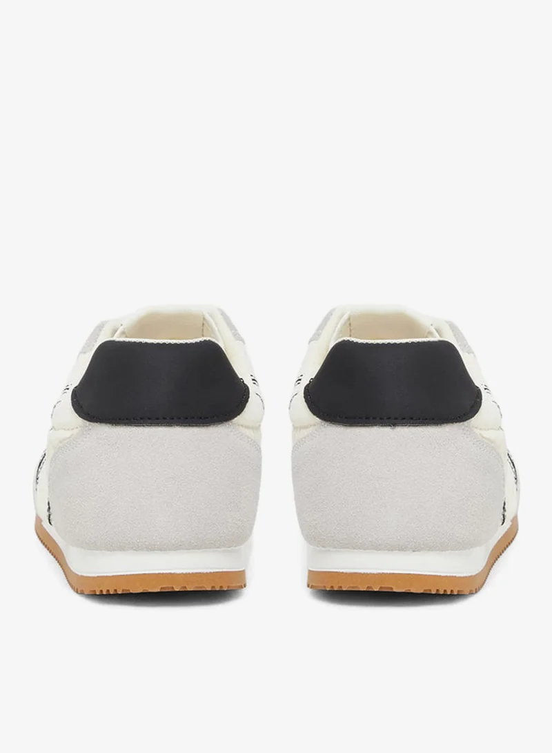 Styli Active  Retro Side Striped Lace Up Sneakers for Women | Best Price UAE