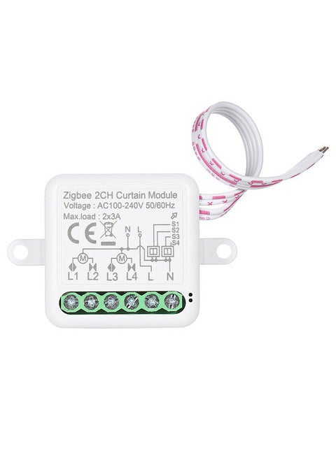 Zigbee 3.0 Mini Smart Relay WiFi Switch 1 Way DIY Smart Light Switch Module Smart Life App Compatible with Alexa and Google Home