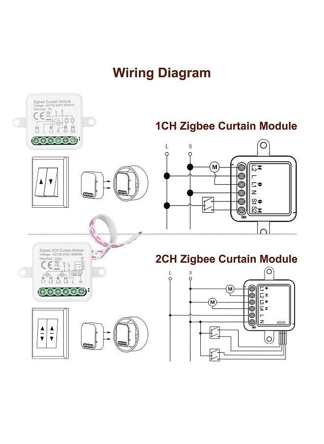 Generic - Zigbee 3.0 Mini Smart Relay WiFi Switch 1 Way DIY Smart Light Switch Module Smart Life App Compatible with Alexa and Google Home - Image 1