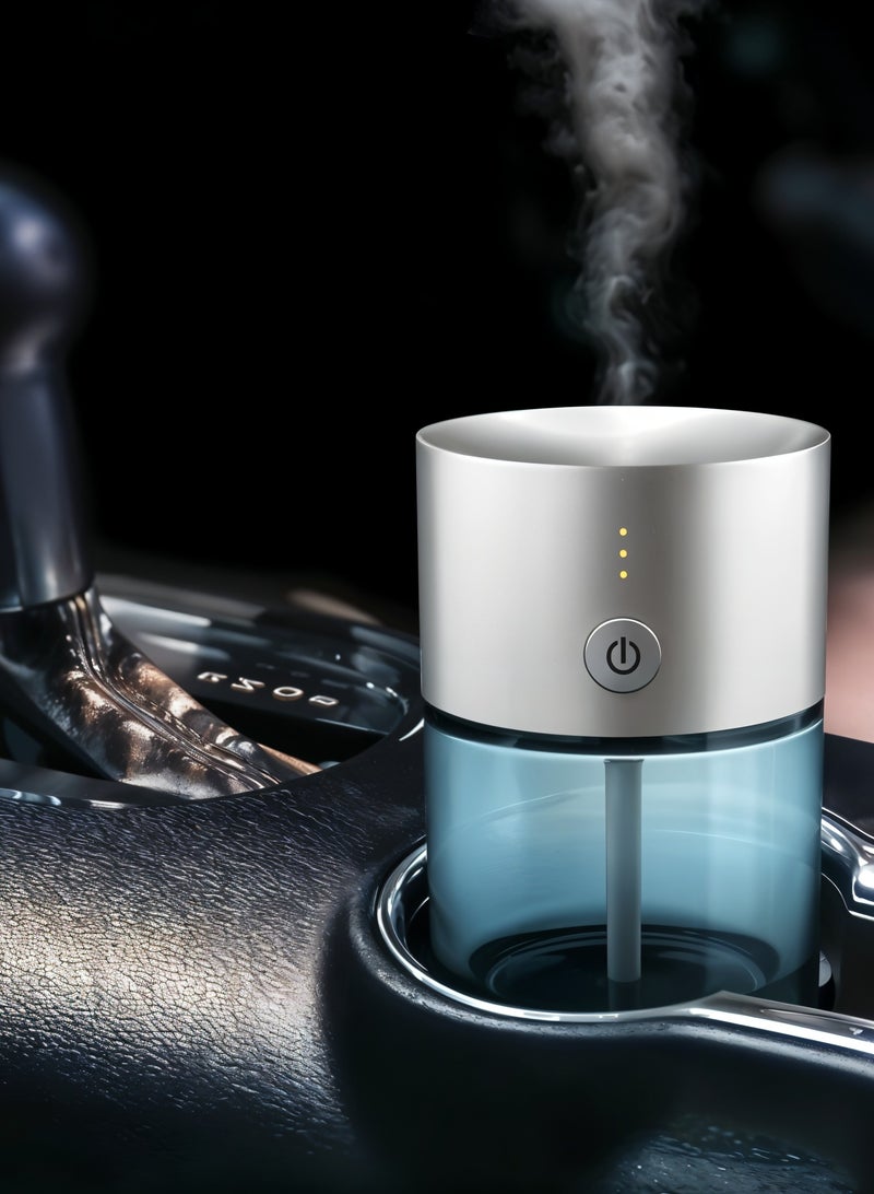 CORAL AROMA Glass S Portable Fragrance Diffuser for Cars & Desktop – USB-Powered, and Motion-Activated with 1 Year Warranty  - Image 2