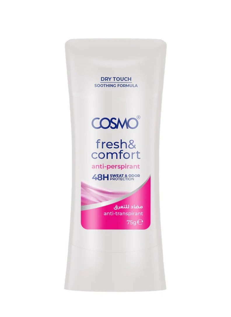Cosmo Fresh & Comfort Antiperspirant Stick 75ml for Men and Women