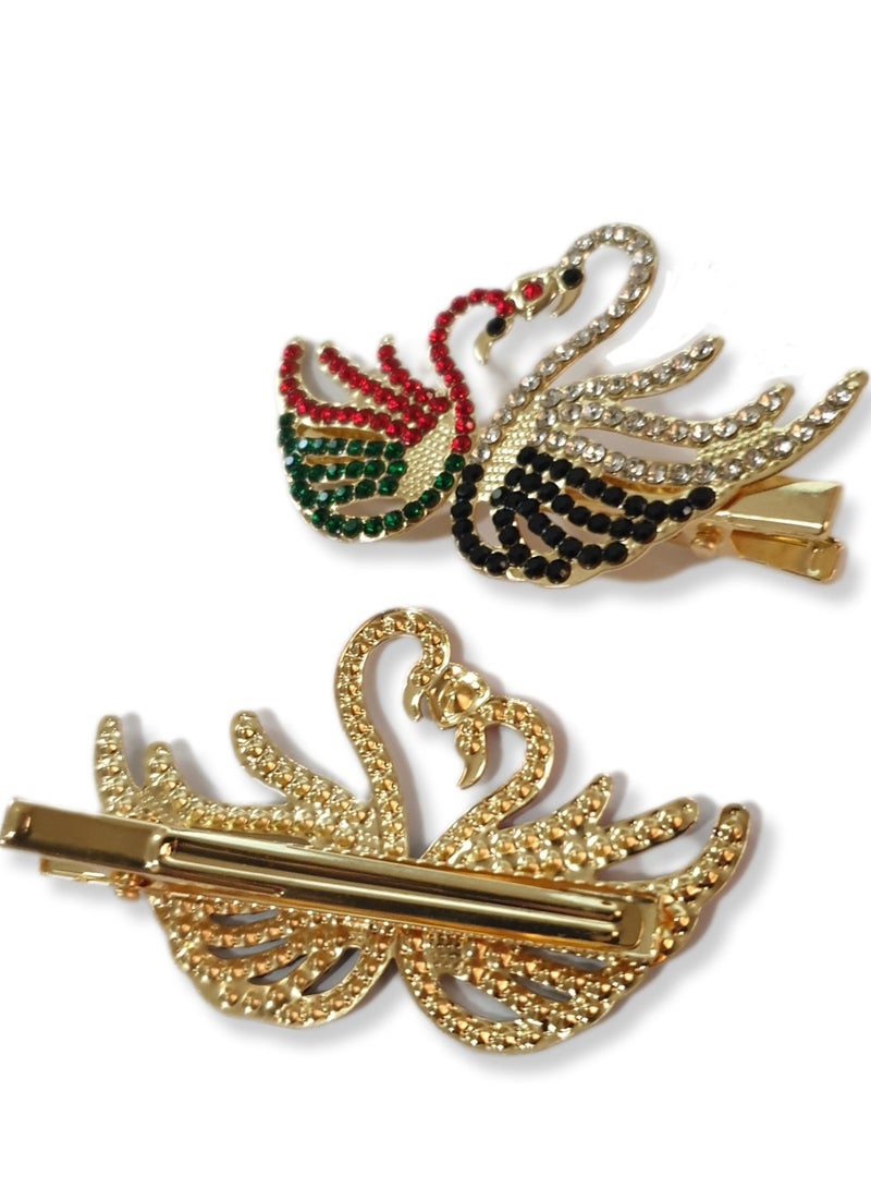 الزعابية مشبك شعر علم الإمارات العربية المتحدة على شكل وزتان - Image 4