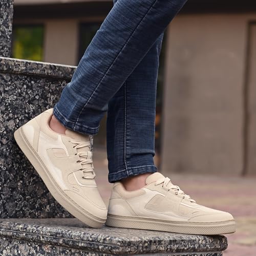 Cruiser Sneaker for Men | Lightweight & Comfortable | Stylish Lace-Up Casual Footwear with Cushioned Insole | Perfect for Versatile Outfits 2638-2 - Image 3