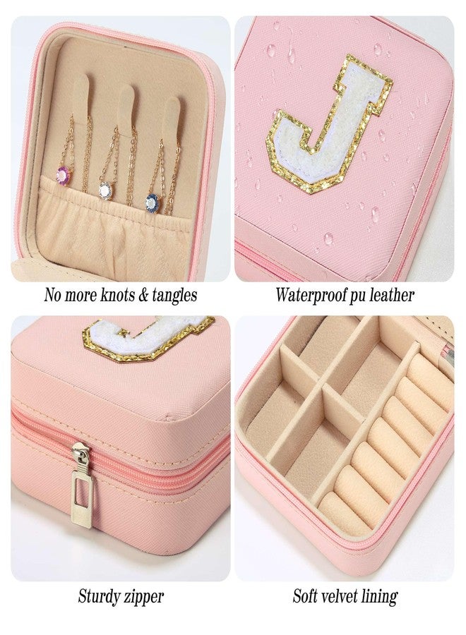 Parima Gifts for Teen Girls - 2026 Travel Jewelry Case Gifts Ideas, 6,7,8,9,10,11,12,13,14 Year Old Girl Birthday Gift Travel Jewelry Organizer Christmas Gift for Daughter - Letter E, Pink - Image 5