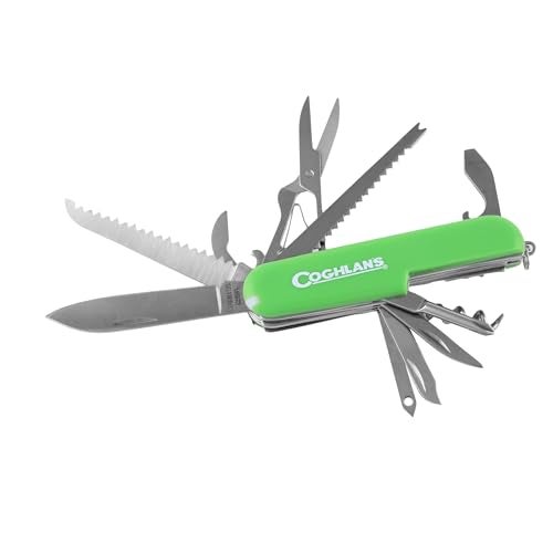 Coghlan's 11-Function Camp Knife with Stainless Steel Blade, Compact Folding Multi Tool for Camping, Survival, Outdoor Adventures, Portable and Durable Design, - Image 4