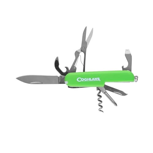 Coghlan's 11-Function Camp Knife with Stainless Steel Blade, Compact Folding Multi Tool for Camping, Survival, Outdoor Adventures, Portable and Durable Design, - Image 3