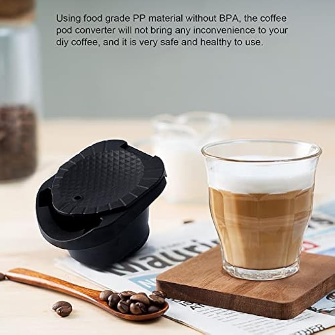Sorandy Coffee Pods Adapter Reusable Capsule Converter Holder Compatible With Machine Integrated Flip Design Refillable Coffee Maker Accessories To Fill Coffee Powder - Image 2